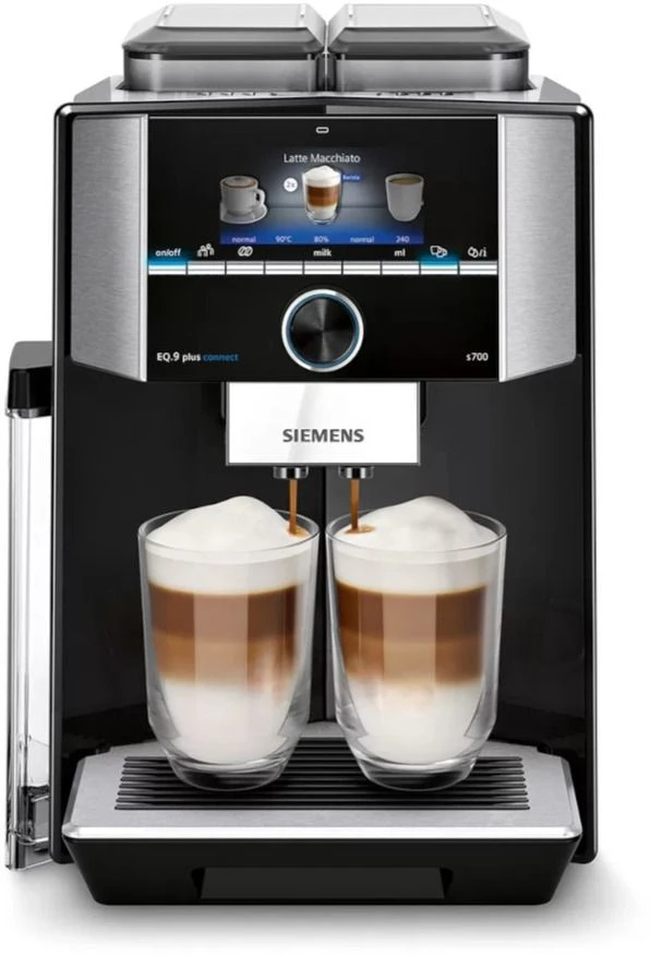 Siemens EQ.9 Plus Connect S700 Fully Automatic Coffee Machine, Black