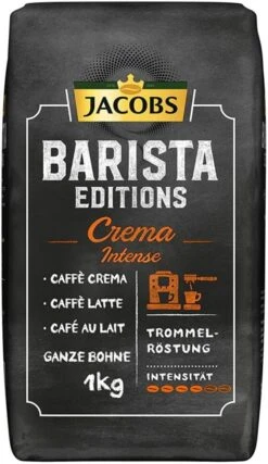 Jacobs Barista Editions Crema Intense 1 Kg Roasted Coffee Beans