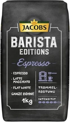 Jacobs Barista Editions Espresso 1 Kg Roasted Coffee Beans