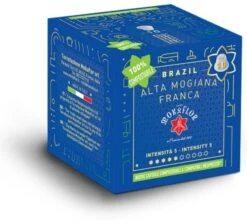 Mokaflor Brazil Alta Mogiana Franca Nespresso Compatible Coffee Capsules 10 Pcs