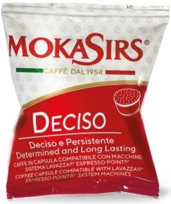 MokaSirs Deciso Espresso Capsules 100 Pcs