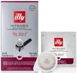Illy Intenso ESE Espresso Pods 18 Pcs