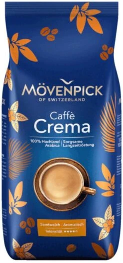 Mövenpick Caffè Crema Roasted Coffee Beans 1 Kg