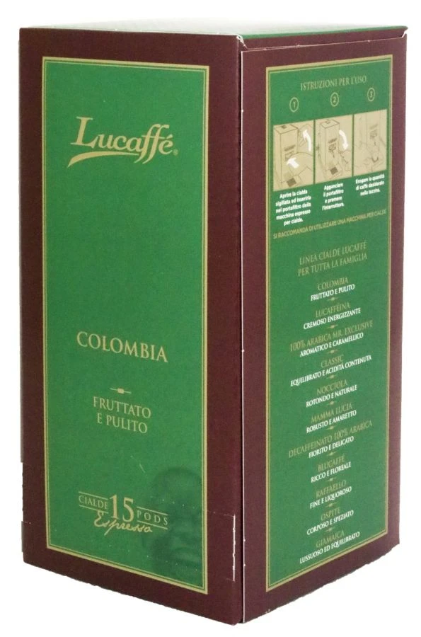 Lucaffé Colombia ESE Espresso Pods 1 Lucaffé Colombia ESE Espresso Pods