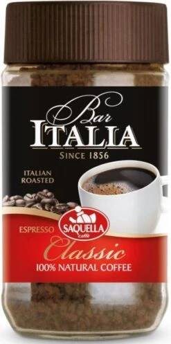 Saquella Bar Italia Espresso Classical Instant Coffee 100 G