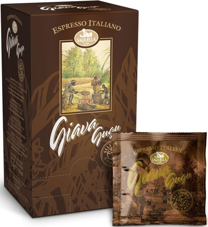 Saquella Giava Gugu Espresso Pods 18 Pcs 1 Saquella Giava Gugu Espresso Pods 18 Pcs