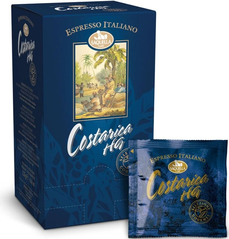 Saquella Costarica HG Espresso Pods 18 Pcs 1 Saquella Costarica HG Espresso Pods 18 Pcs