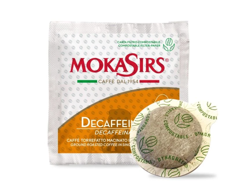 MokaSirs Decaf Decaffeinated Ese Espresso Pods 50 Pcs 1 MokaSirs Decaf Decaffeinated Ese Espresso Pods 50 Pcs