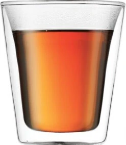 Bodum Canteen Double Wall Glass, 2 Pcs -Coffee Supplies Store bodum canteen glass 850