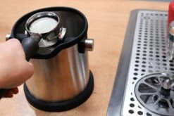 Rhinowares Professional Stainless Steel Knock Box -Coffee Supplies Store rhinowares stainless steel knock box 2598